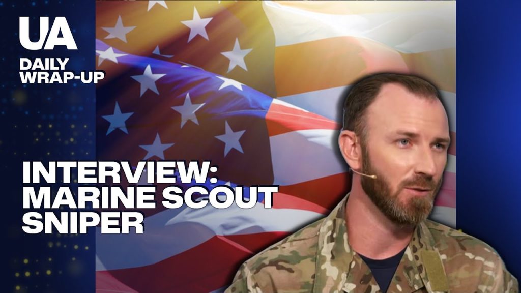 Interview with Marine Scout Sniper Matthew Sampson, live on UATV