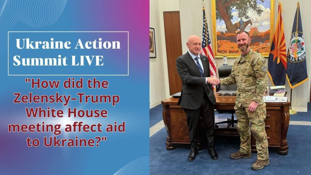Matthew Sampson with Senator Mark Kelly in Washington, D.C.